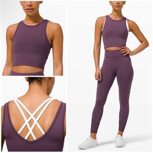 Lululemon power pivot everlux tank purple
